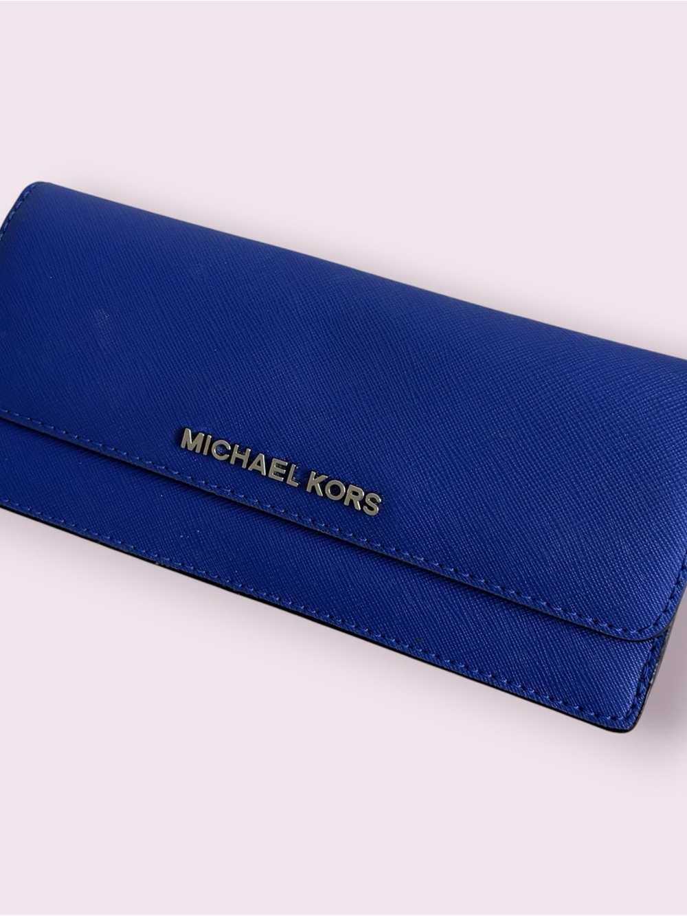 Michael Kors Continental Wallet in Cobalt Blue